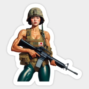 Tactical Girl Sticker